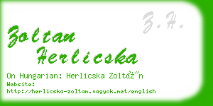 zoltan herlicska business card